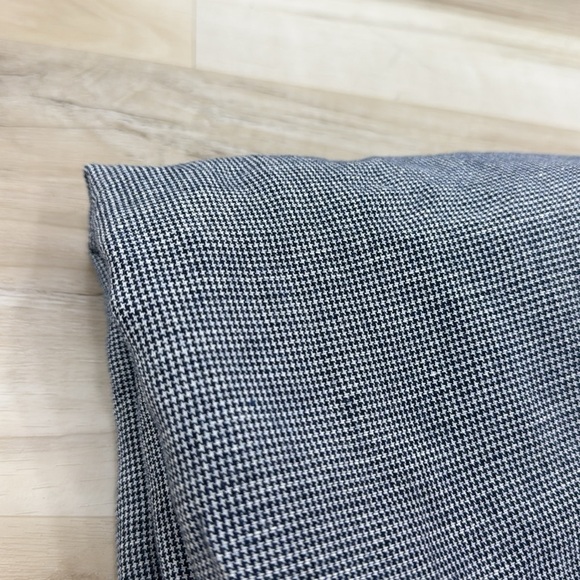 Eileen Fisher Vintage Linen Houndstooth Button Front sleeveless Shirt Dress Maxi - Picture 7 of 8